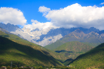 Scenery of Tiger leaping gorge. Tibet. China.