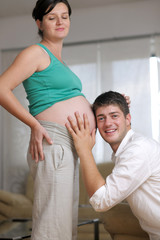 Fototapeta premium family pregnanrcy