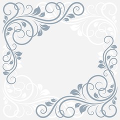 Floral greeting card