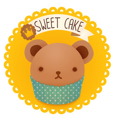 Cute bakery badge and label
