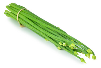 Fototapeta premium Flowering onion is a vegetable,it has sweetness taste