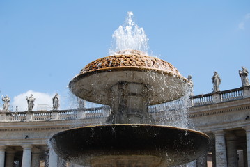 San pietro  , fontana , Roma