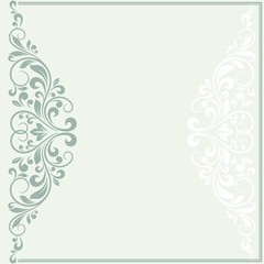 Fototapeta na wymiar Floral greeting card