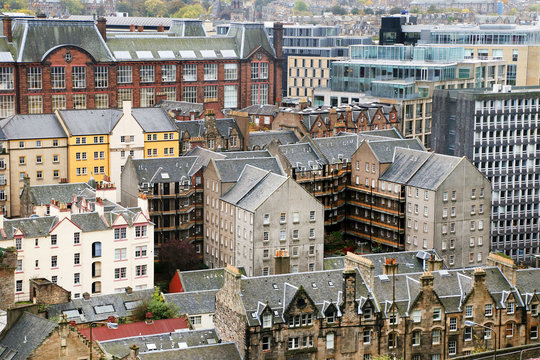 Architectural detail in Edinburgh, Scotland