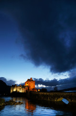Fototapeta na wymiar Eilean Donan Castle, Scotland, Europe
