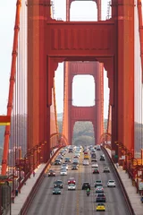 Wandcirkels plexiglas Golden Gate Bridge in San Francisco © Siegfried Schnepf