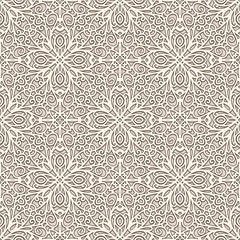 Ornamental lace background, seamless pattern