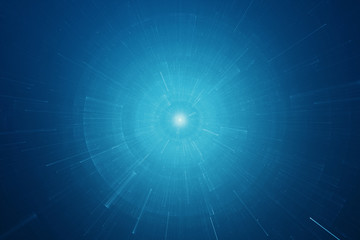 Abstract circular science fiction futuristic background