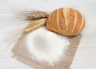 Flour, bread and wheat