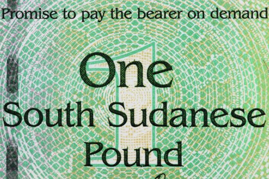 südsudanesische 1 Pfund Banknote