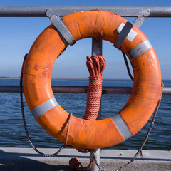rettungsring am meer