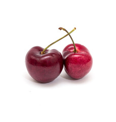 Cherry isolated on white background