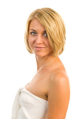 Fototapeta premium Beautiful Girl face.Perfect skin concept