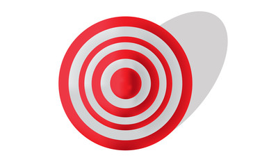 Red and White Target