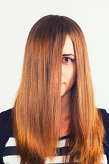 Naklejka premium Enigmatic woman