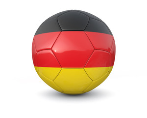 Germany soccer ball 3d render