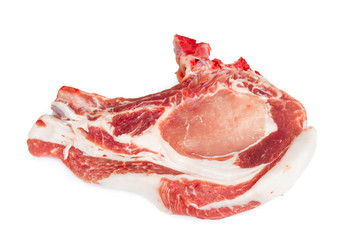 Piece of raw pork meat