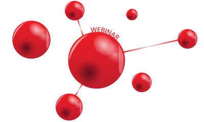 Red Webinar Concept