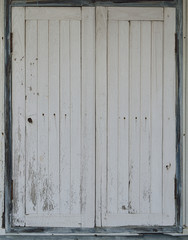 Obraz na płótnie Canvas White wooden window