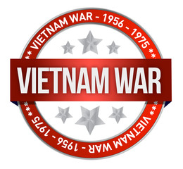 vietnam war commemoration seal illustration
