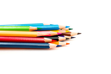 Colorful crayons