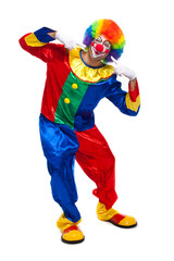 Full length clown