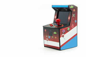 arcade box isolated on white background
