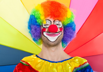 Obraz premium Smiling clown