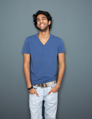 Portrait of a cheerful smiling man