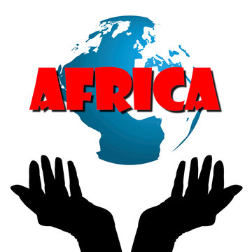 Symbol of African continent and people