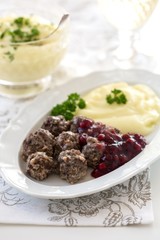 Swedish meatballs köttbullar