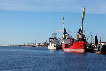 Fototapeta premium Industrial dock