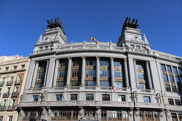 Fototapeta premium Paisaje urbano Madrid