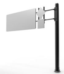 Obraz premium street billboard