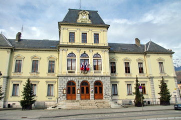 Fototapeta premium mairie d'albertville-savoie