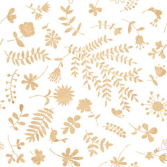 Vintage floral seamless pattern for your design