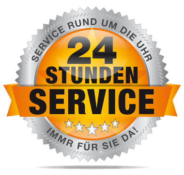 24h-Service - Service rund um die Uhr - immer für Sie Da!