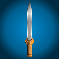 dagger, vector illustration