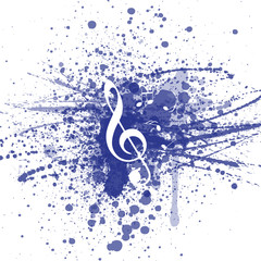 Hintergrund Musik Noten Notenschl&uuml;ssel