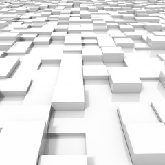 3d Abstract background made of 3d cubes © tigger11th