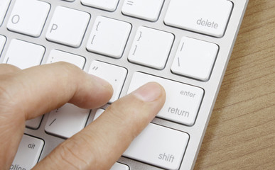 Fingers to keyboard buy now