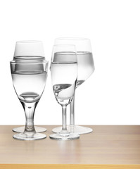 Glass with water
