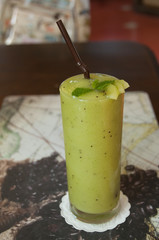 Kiwi smoothie.