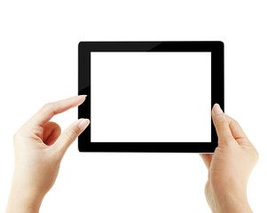 Obraz na płótnie Canvas touch- tablet in hands