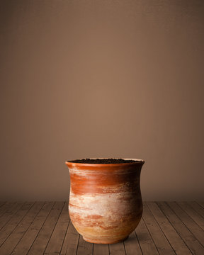 Flowerpot with copy space