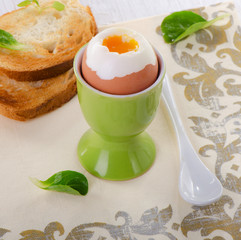 Soft boiled egg