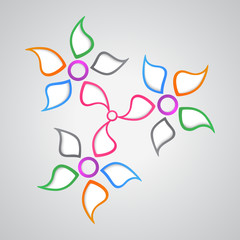 Kaleidoscope of flowers