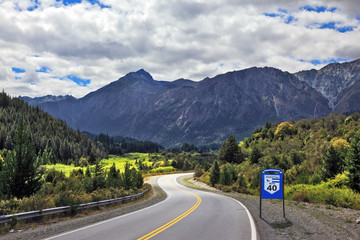 The  Route 40, southern Argentina