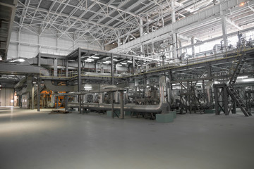 electric power station, inside