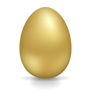 Big gold easter egg